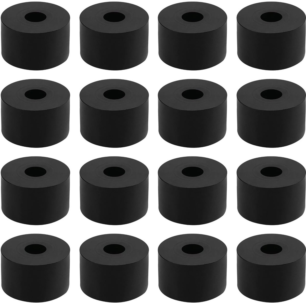 16 stuks rubberen afdichtingen, afstandshulzen, kunststof, M10, 30 mm, buitendiameter 10 mm, binnendiameter 20 mm, dikte kunststof, afstandshulzen voor huishouden, auto, container