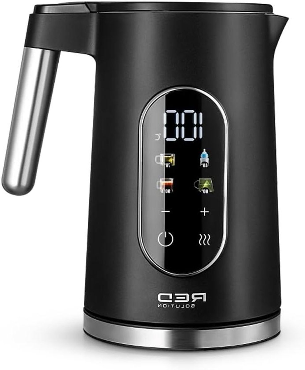 Elektrisch Waterkoker - Thee Waterkoker - Snel Water Koken - 5 Warmte Instellingen - 1.7 Liter - Rood