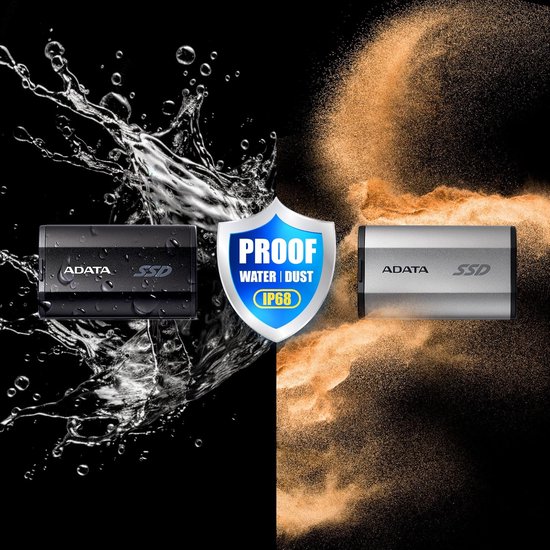 Externe SSD - Draagbare Opslag - Snelle Data Transfer - USB 3.2 Gen 2x2 - 500 GB - Zwart — afbeelding 4