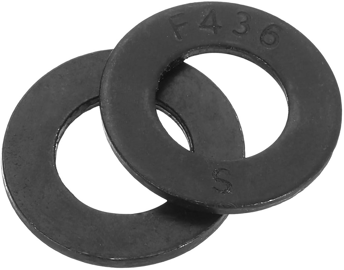 3/8-inch sluitring, gelegeerd staal zwarte oxide afwerking verpakking van 25