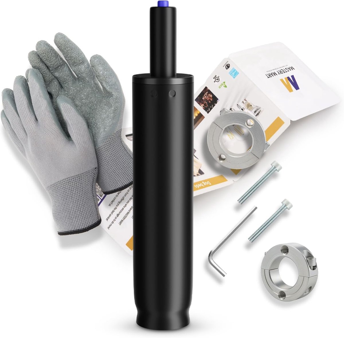 Gasveer voor bureaustoel 251mm-346mm - Universele pasvorm - Inclusief gereedschap voor installatie - ShopVlot