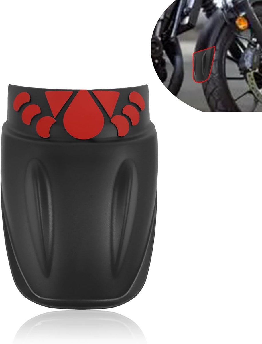 Voorspatbord Spatbord Extender Wiel Cover Splash Guard Extension Vervanging voor Yamaha MT-09 MT09 2021-2024 MT10 FZ10 YZF R6 R1 TRACER 9 GT XSR900 XSR900GP Motorfiets Stofbeschermers