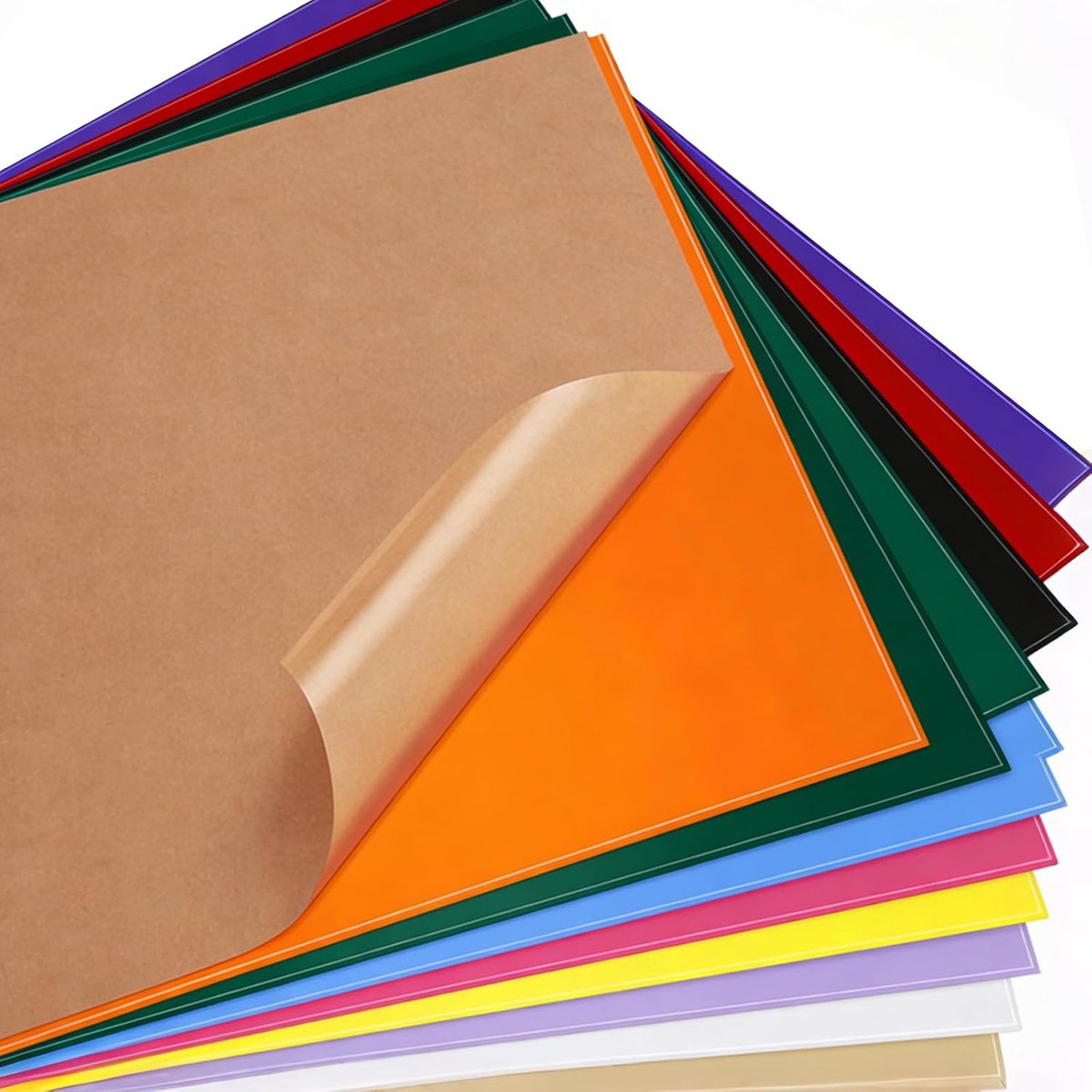 plaat, kleurrijke acrylplaten, gekleurde lasersnijplaten, kunststof platen voor lasersnijden voor doe-het-zelf projecten, kunsthandwerk, fotolijsten, borden (12, 30,5 x 30,5 cm)
