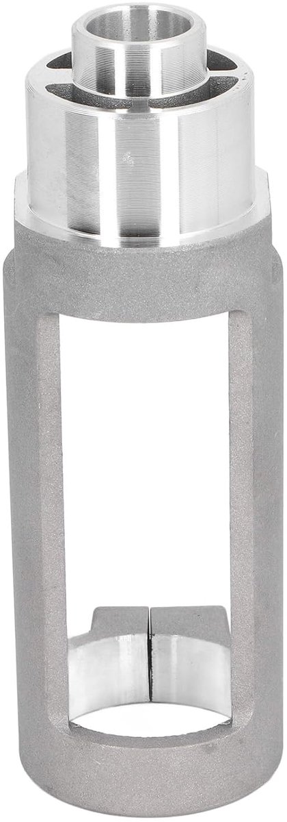 lyrlody Booradapter voor Vierkant Gat, Opzetstuk van Aluminiumlegering met een Gatbreedte van 20 Mm en een Zichtbare Diameter van 38-43 Mm, voor Het Maken van Meubelen Houtbewerking — afbeelding 4