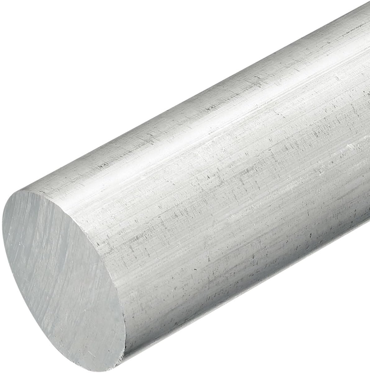 1 3/4 inch (45 mm) diameter ronde stang van aluminium, 203 mm, lengte 7075, ronde stang van massief aluminium, draaistang voor industriële bouw, doe-het-zelf handwerk
