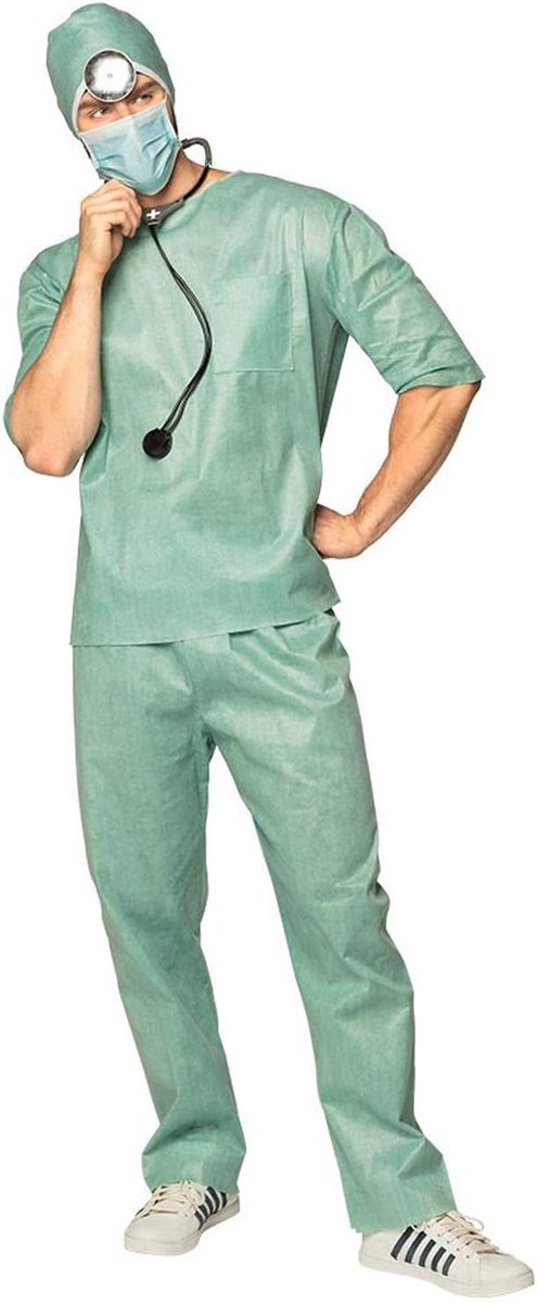 - Dokterskostuum met Accessoires | 6-delig dokterskostuum voor carnaval, maat M/L