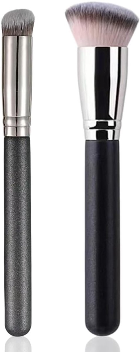 Set van 2 make-upkwasten voor foundation en concealer