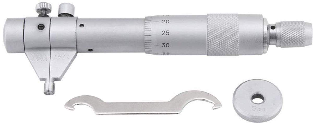 5?30 Mm Binnenschroefmaat Meetinstrument, Binnenschroefmaat Set Binnenmaat Binnendiametermeter Roestvrijstalen Binnenmaat Micrometer Schuifmaat Met Vergrendeling En Ratelstopinrichting