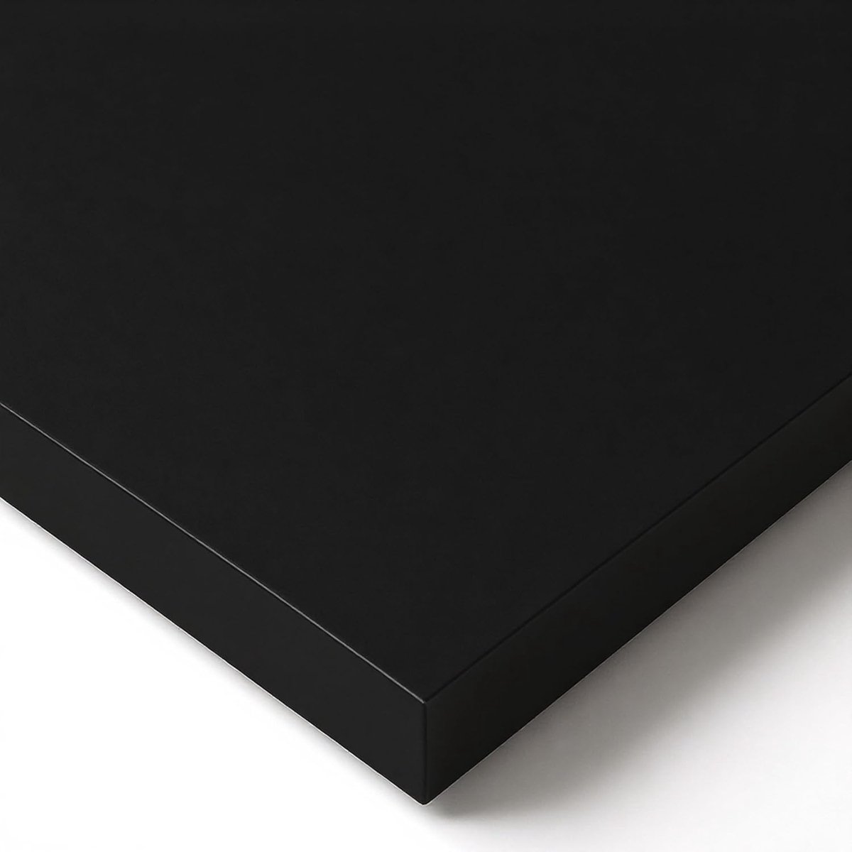 Tafelblad 175x80 cm | Bureaublad Dikte 25 mm | Ideaal voor Verstelbaar Zit Sta Bureau en Eettafel DIY | Robuust en Stabiel Tafelblad | Geproduceerd in Europa | Zwart