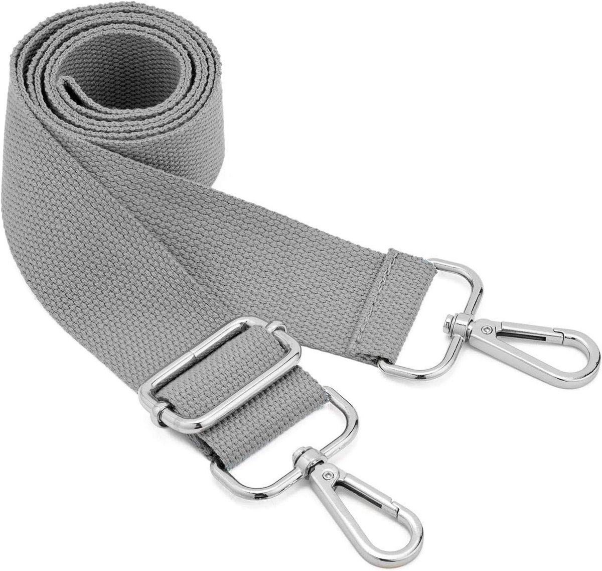 schoudertassen riem, verstelbare vervangende tas riem met metalen draaibare haken zachte canvas portemonnee riemen schoudertas riem riem messenger bag verwisselbare riem voor crossbody handtas
