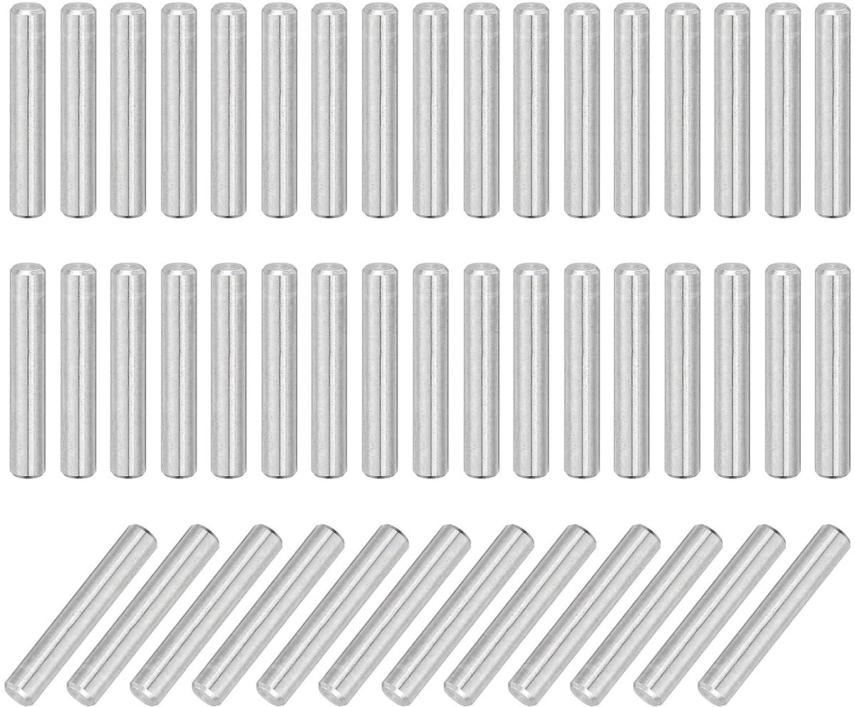 110 stuks 304 roestvrij staal cilinderpen 3mm diameter, 18mm lengte deuvelstiften metalen rekpennen voor kledingkast commode kast boekenkast industrie huishouden meubels rekken