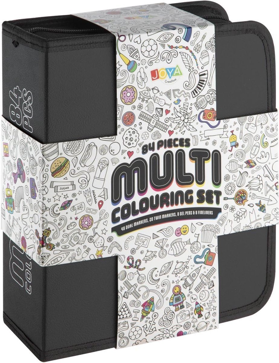 Twin markers set 84 stuks - alcoholmarkers - dubbele punt - ideaal voor manga-tekenen - SnelShoppen