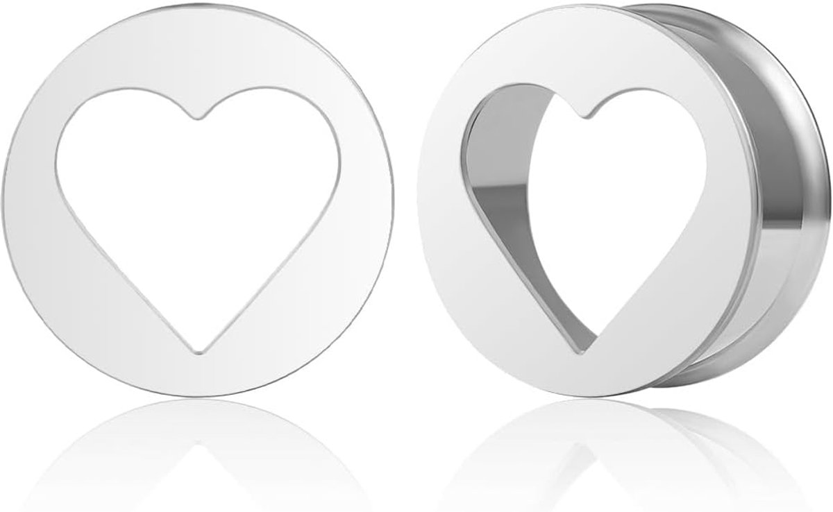 Tunnels pluggen van roestvrij staal expander piercing sieraden voor vrouwen mannen 8 mm-16 mm