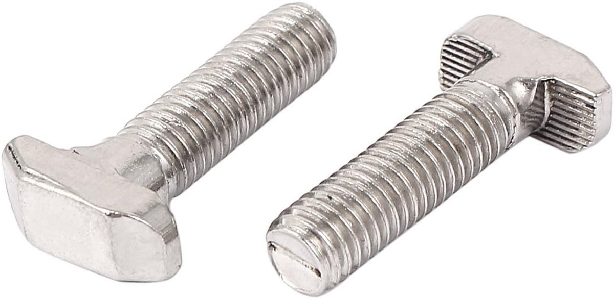 M8 Draad T-Slot Drop-in Stud Schuifschroef Bout 35mm Lange 2 stks