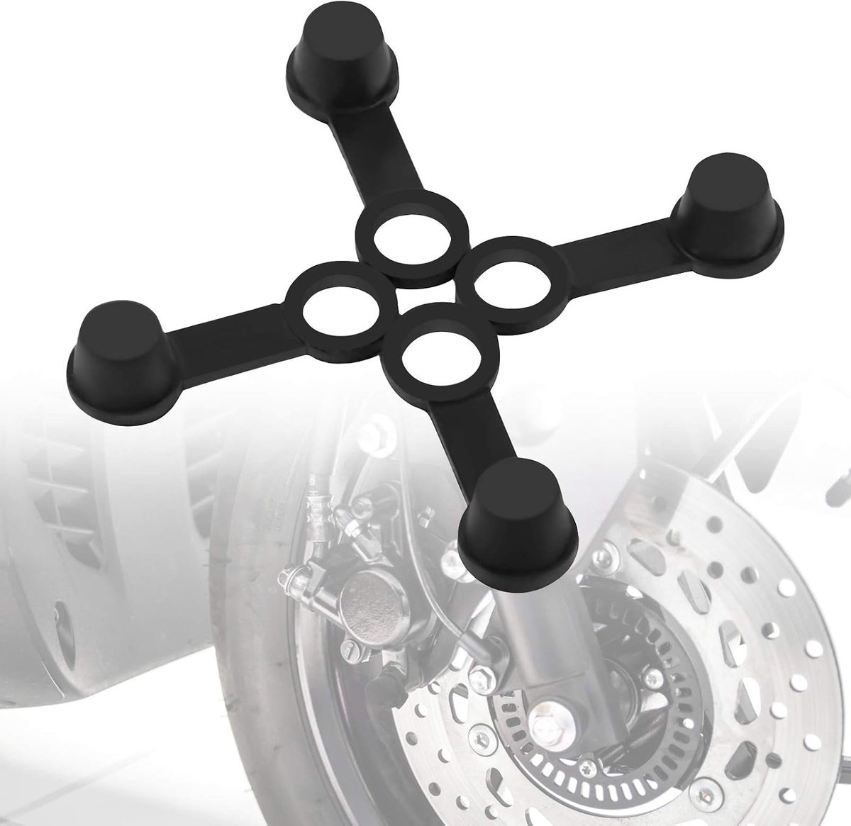 Bleed Nipple Cover, 4 PCS Motorcycle Black Rubber Brake Bleed Nipple Grease Cap Dust Cover