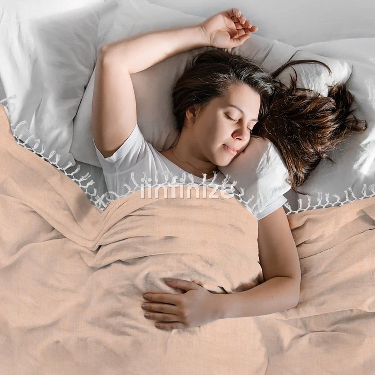 Bedsprei 50 x 90 Inch - Katoen - Etnisch patroon - Perfect voor slaapkamer - SnelShoppen