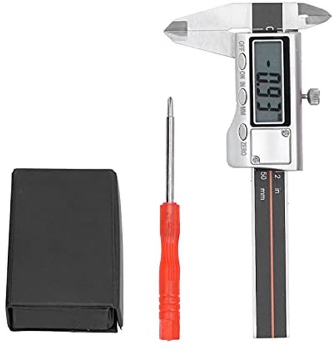 Digitale Schuifmaat, Schuifmaat 0-50 Mm Draagbare Mini Digitale Slijtvastheid Roest Industriële Meetinstrument, voor Thuisindustrie DIY Meting