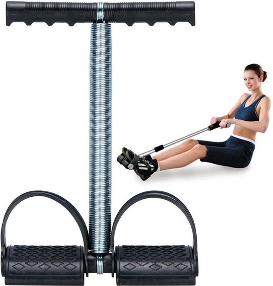 Buikspiertrainer - fitness - buikspieren - Beenexpander voor fitnessoefeningen voor de buik - Ab Trainer - Ab Roller - Ab Wheel - Buikspierwiel - Buikspieren - Total Abs