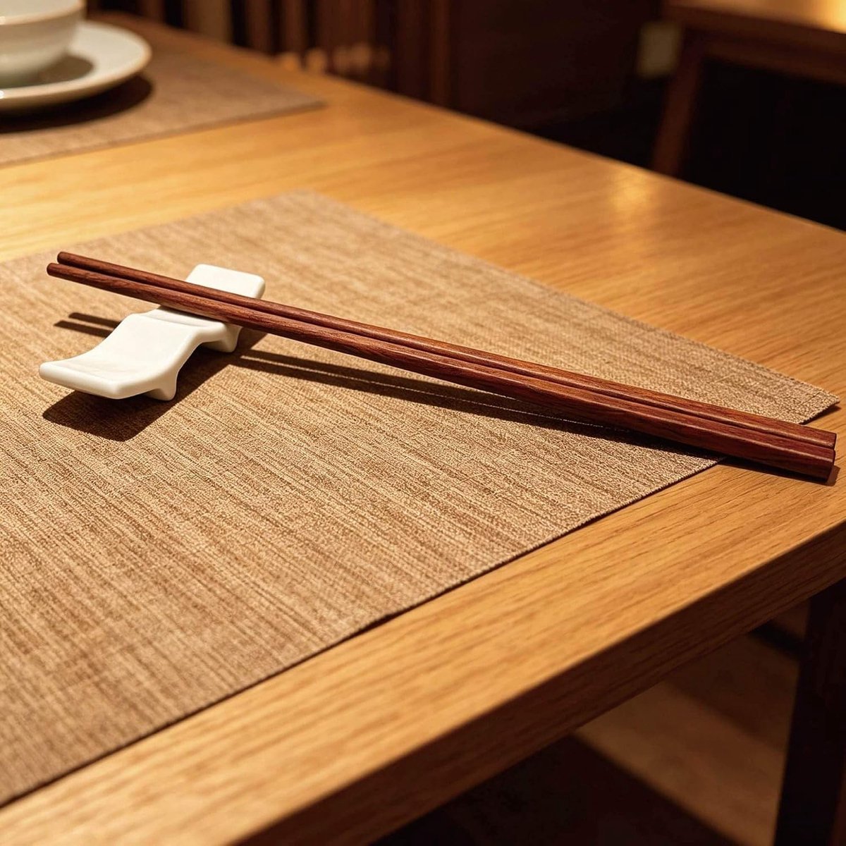 Set van 6 keramische eetstokjeshouders (6) | Keramische bestekhouder met dubbele sleuf, multifunctionele houder, geschikt voor eetstokjes, lepels, messen en vorken. — cadeau in Wonen & Interieur - foto 2