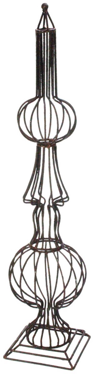 Decoratieve trellis, metaal 11,5x11,5x51cm