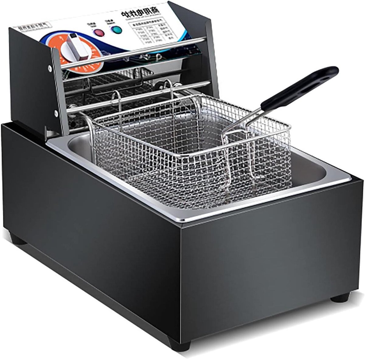 Elektrische Frituurpan - Olie Frituurpan - Thuis Frituren - Temperatuurregeling - 10L - Zilver