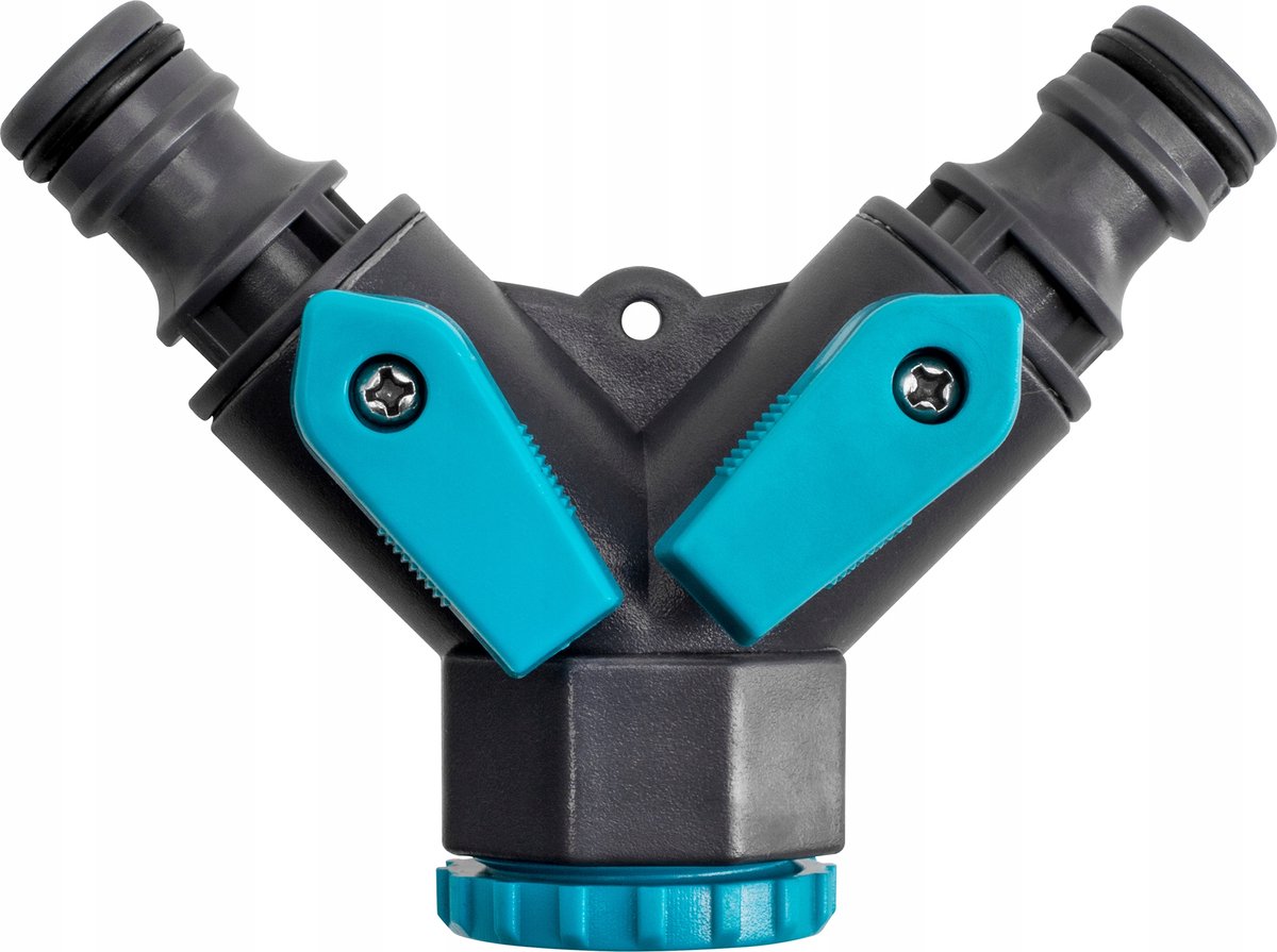 Slangverdeler 1/2" & 3/4" - 3-weg kraanaansluiting