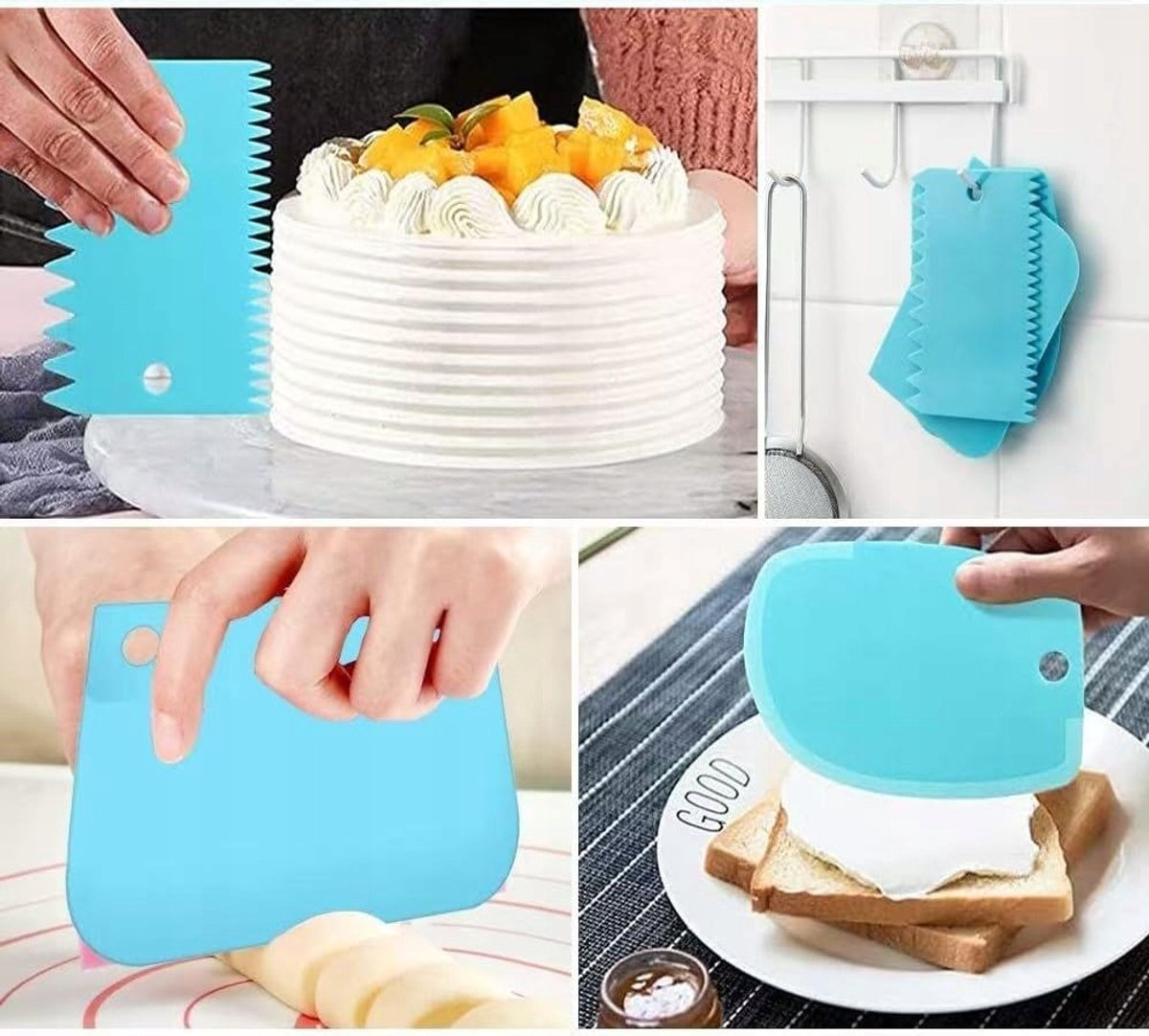Complete Taart Decoratie Set: 10 Spuitmondjes & Hulpmiddelen