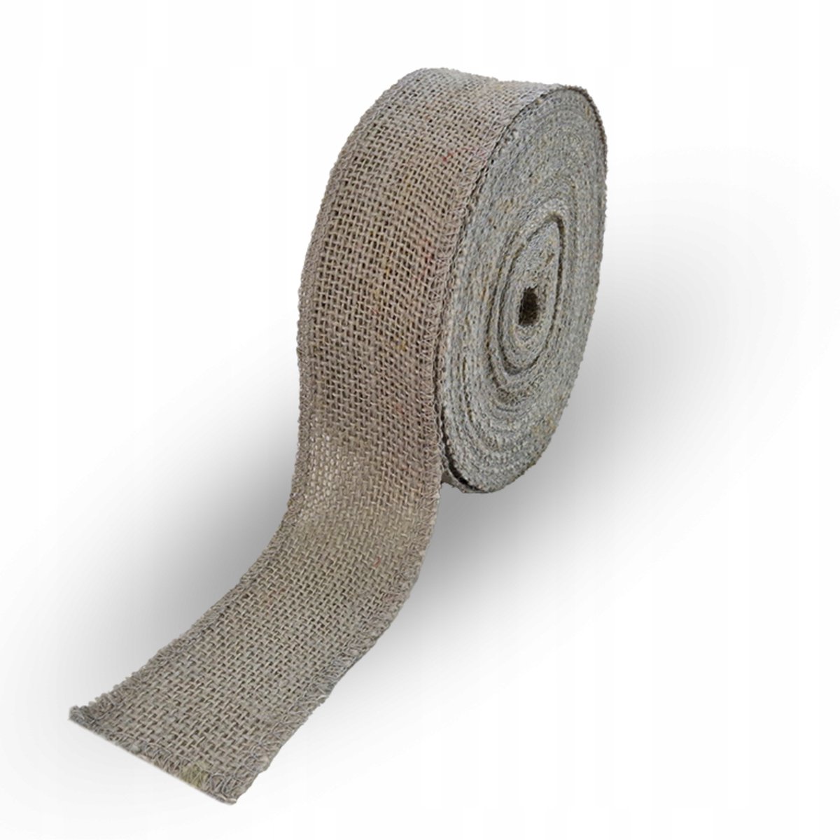 Jutetape Zilver Grijs 5cm x 10m - Natuurlijke Stof voor Decoratie