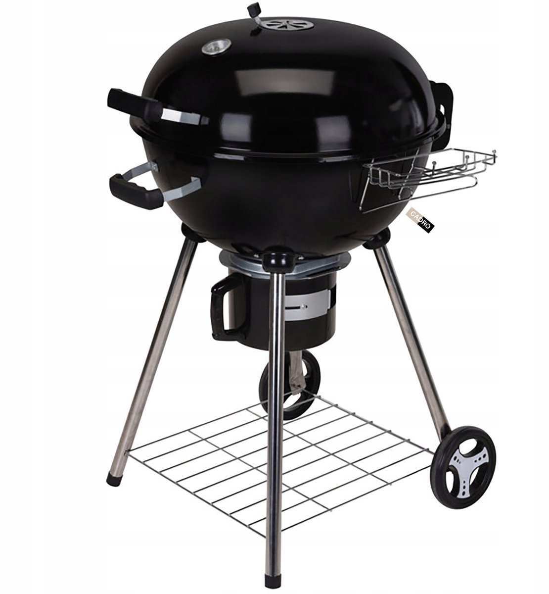 Draagbare Kolenbarbecue met Deksel & Thermometer - 68x57x99 cm
