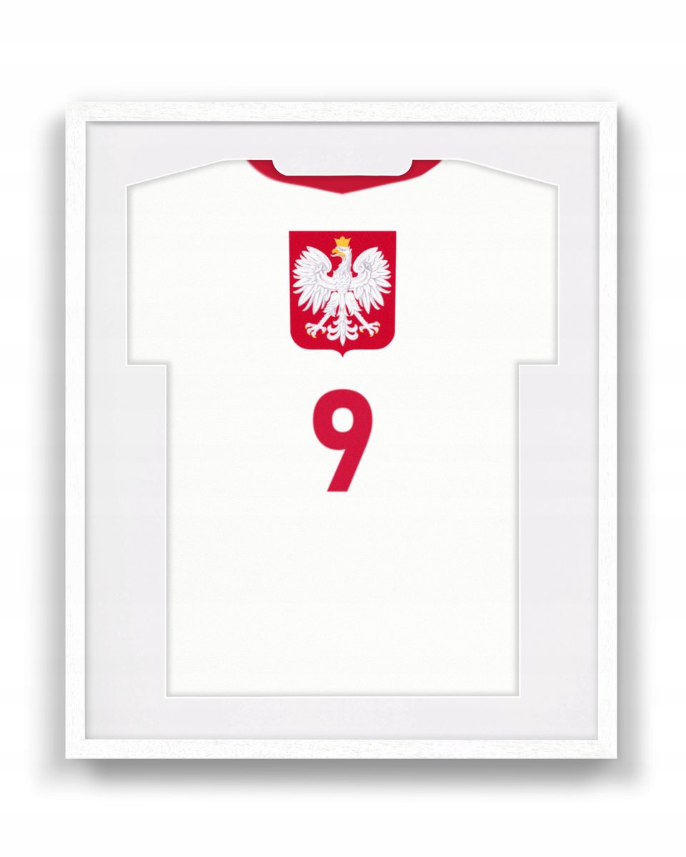 Merkloze Sportshirt Fotolijst 63x53cm met Foto-uitsparing