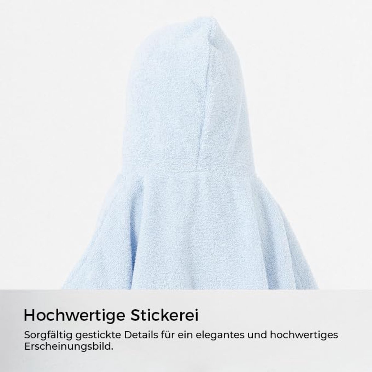 Babybadponcho 3-4 jaar - zachte capuchonhanddoek - 100% katoen - ademend en absorberend - ShopVlot