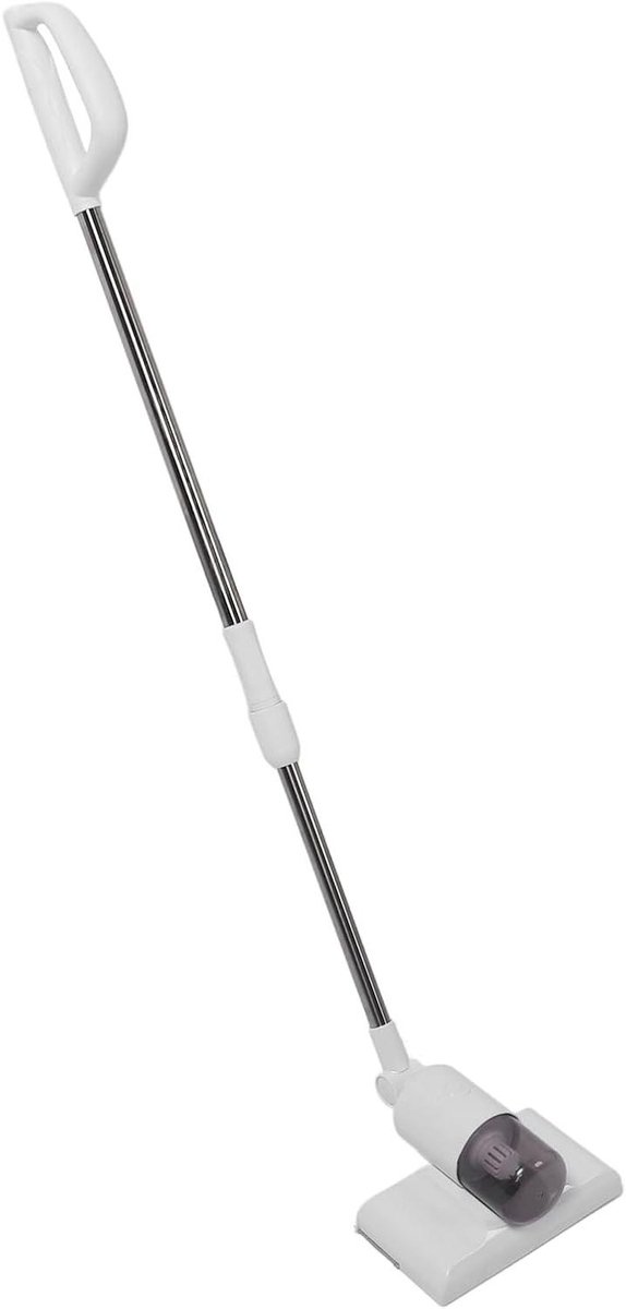 Draadloze Raamstofzuiger - Elektrische Glasreiniger - Ramen Stofzuigen - Verlengbare Telescoopsteel - 91-132 cm - Wit