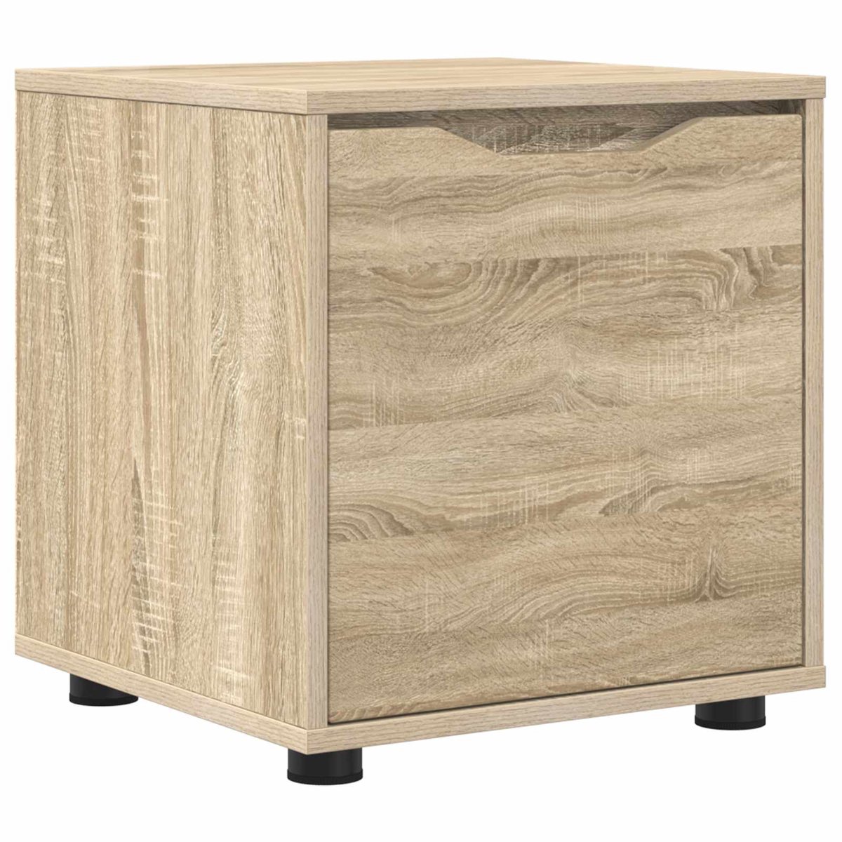 vidaXL - Badkamerkast - Sonoma - Eik - 40,5 - x - 40 - x - 44 - cm - Bewerkt - hout