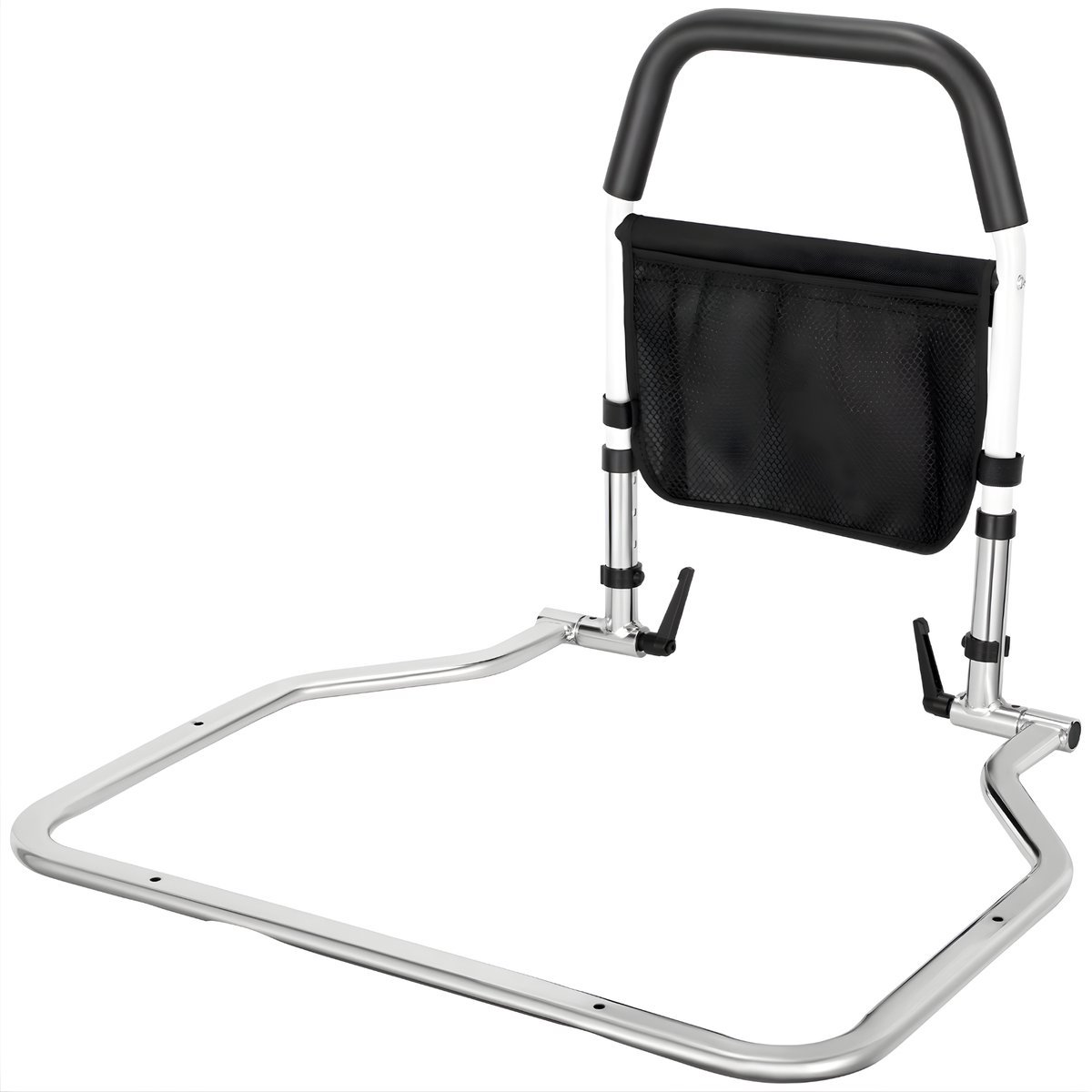 Saphly Bedhek 58cm - Verstelbaar, Bedbeugel en Bedrail - Voor Dagelijks Gebruik, Thuis en Professioneel Gebruik Wit