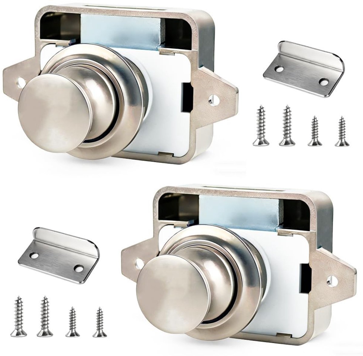 Dailygoods - Drukknop-Vergrendeling, Meubelslot voor Caravan en Camper