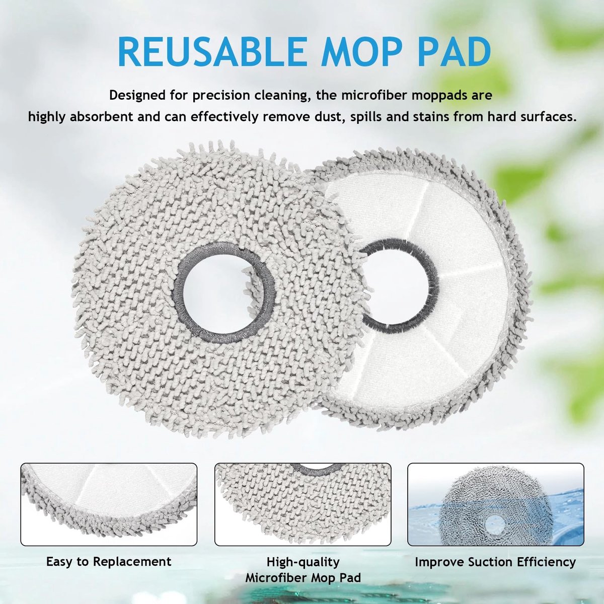Dailygoods - Reserveonderdelen voor Ecovacs Deebot N30 Pro / N30 Omni - 1 hoofdborstel, 4 filters en meer