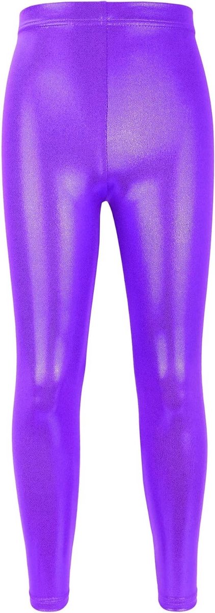Dansleggings voor Kinderen - Metallic Shiny Skinny Leggings voor Gymnastiek en Optredens