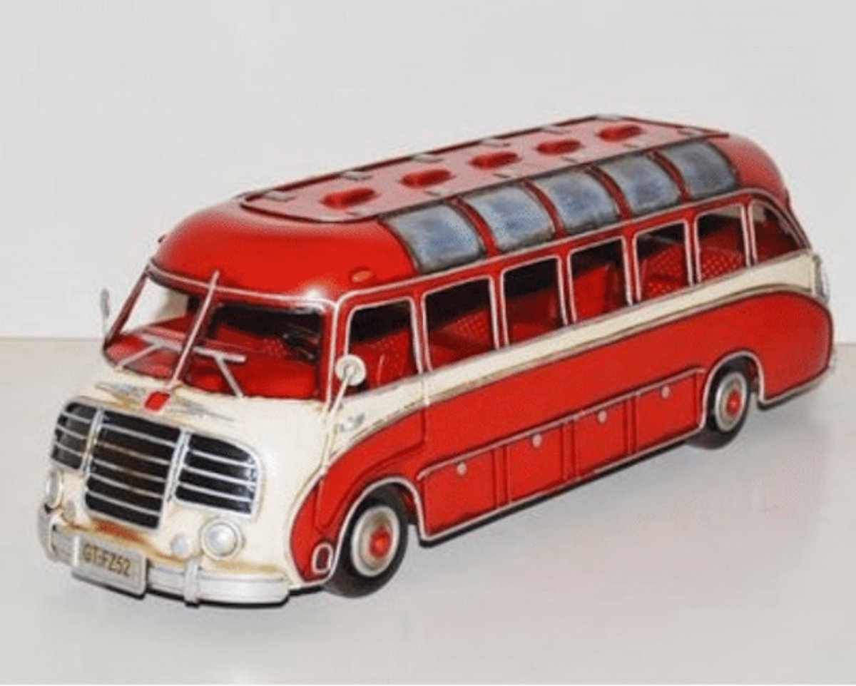 Maddeco - blikken auto bus - "Setrabus" (44x16x17)