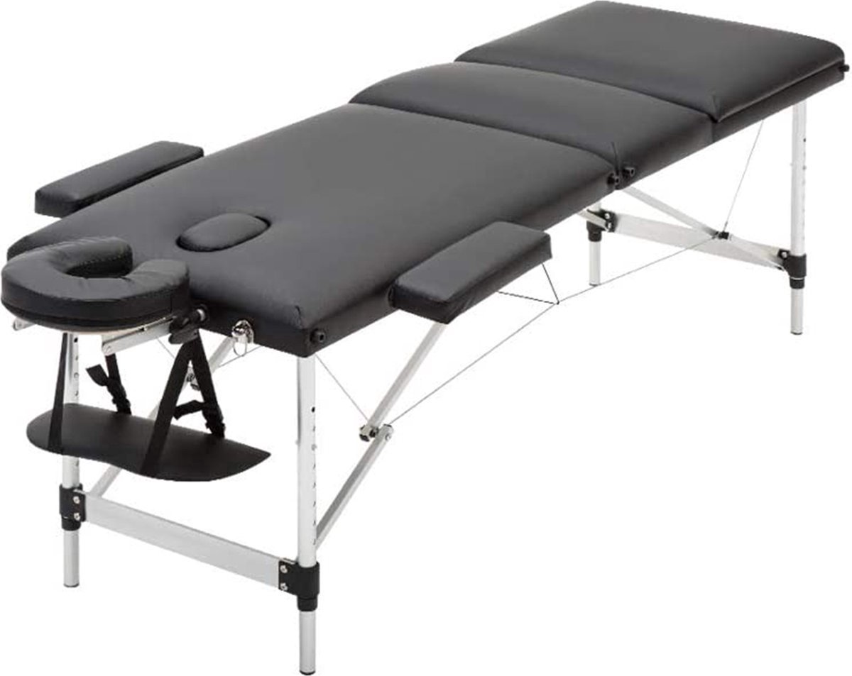 Massagetafel - Luxe en Verstelbaar, Aluminium en Verstelbaar & Inklapbaar - Voor Eetkamer, Woonkamer en Kantoor