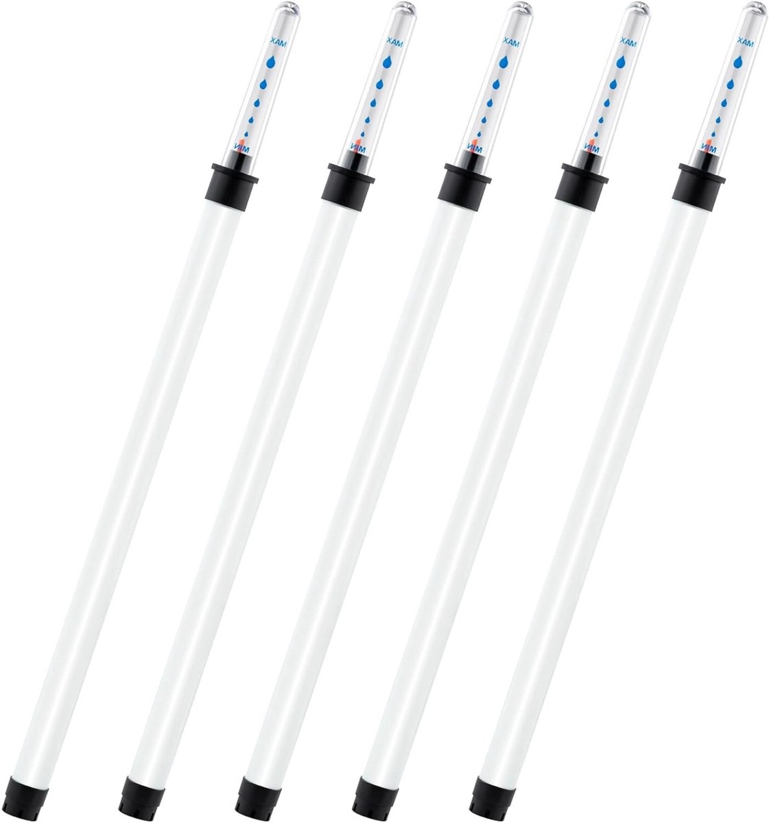 Set van 5 Waterpeil Indicatoren voor Hydrocultuurplanten in Bloembakken - 36 cm Hoogte, Tuinaccessoires en Groei Indicatoren