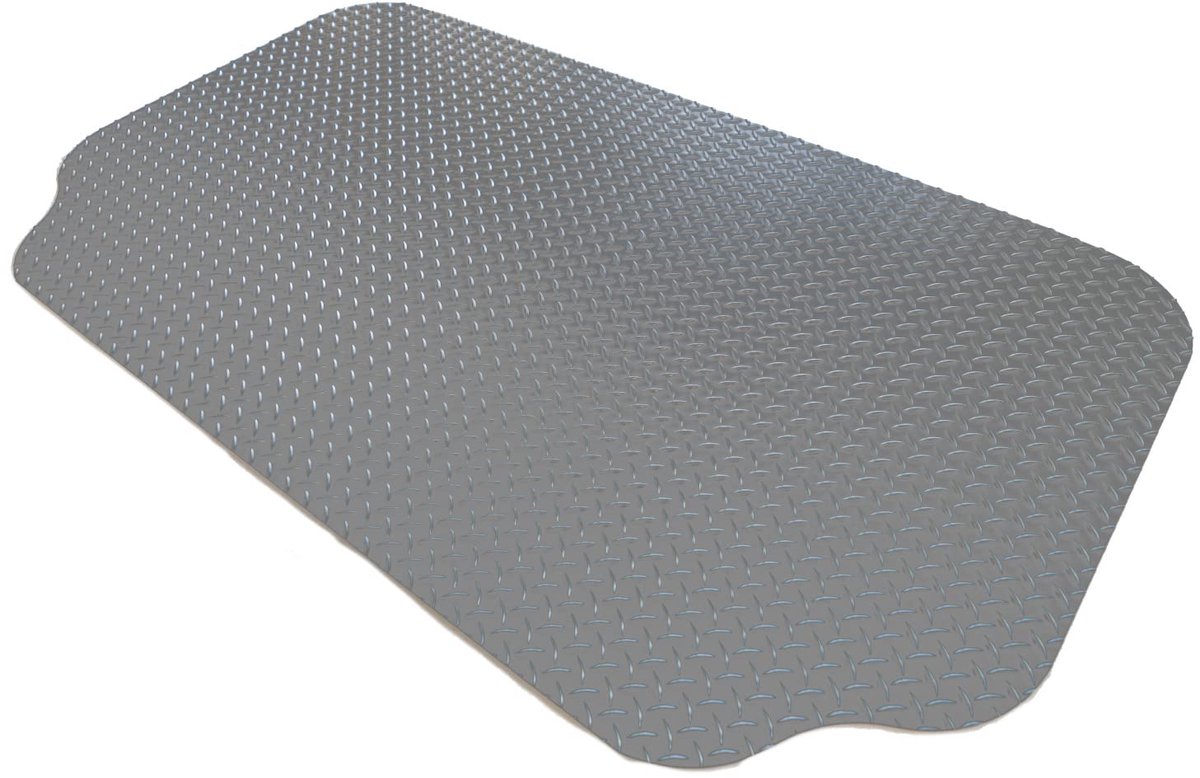 SnelShoppen - Grillmat Beschermend, 91 x 160 cm, Grijs, Geschikt voor Tuin, Camping, BBQ, Feest, Vlam- en Hittebestendig, Ondergrondbescherming