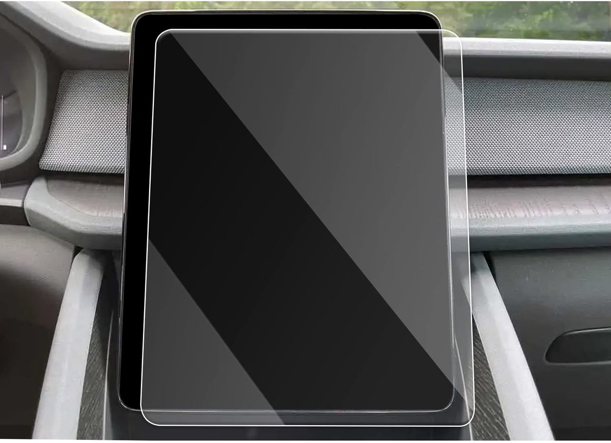 SnelShoppen - Navigatie beschermfolie Polestar 2 2022+ 11,2 inch gehard glas 9H krasbestendig transparant voor GPS display auto accessoires