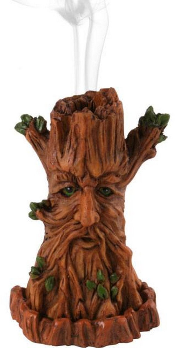 SnelShoppen - Boomvorm Man Wierook Kegelbrander - Meerkleurige Decoratieve Kegelbrander voor Thuis, Meditatie, Feest, Gezelligheid, 1 Stuk, Uniek Desi