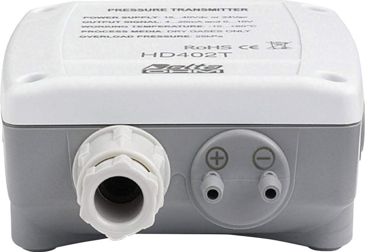 SnelShoppen - HD 402 ST3-L meetapparaat voor druk 2500-10000 Pa, digitaal manometer voor HVAC, luchtkwaliteit, professionele metingen, compact en gebr