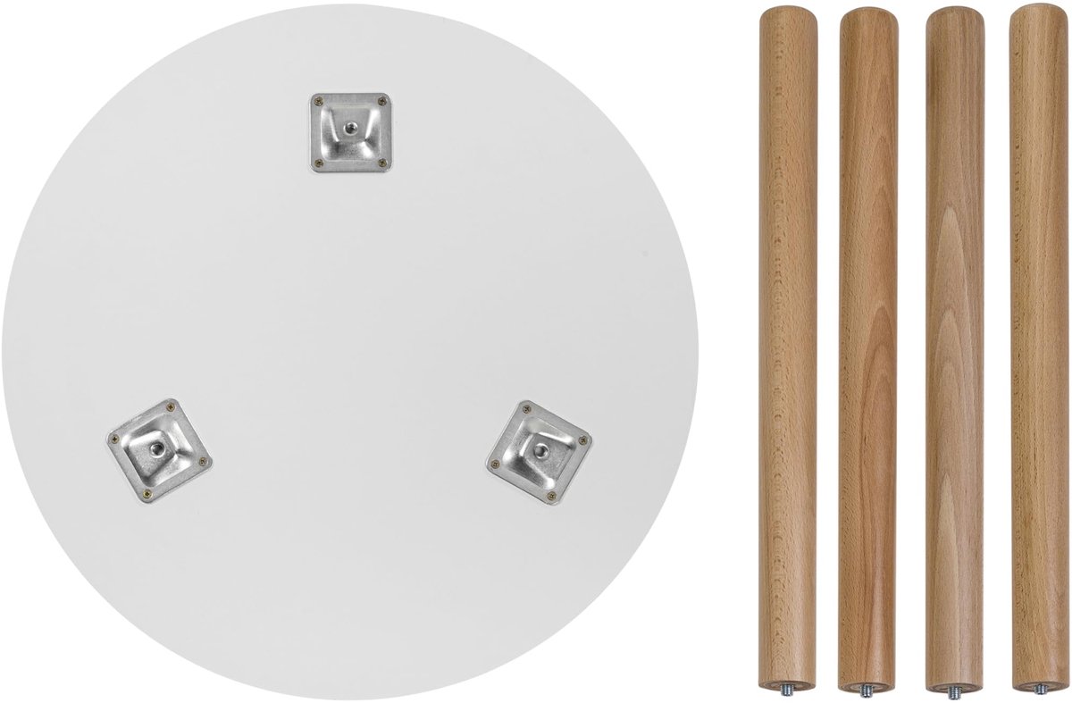 SnelShoppen - Kleine Houten Stoel voor Kinderen - Kinderstoel, Houten Kinder Tafel, Natuurlijk Kinderzitmeubilair, Geschikt voor Speelkamer, Tuin en K