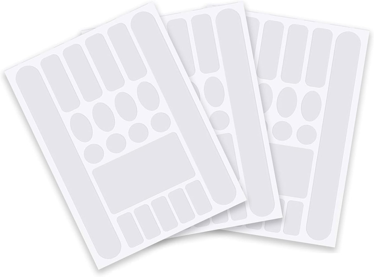 Set van 3 Beschermfolie voor Fietsen - Transparante PVC Stickers voor Framebescherming, Schadepreventie en Kettingstay Bescherming