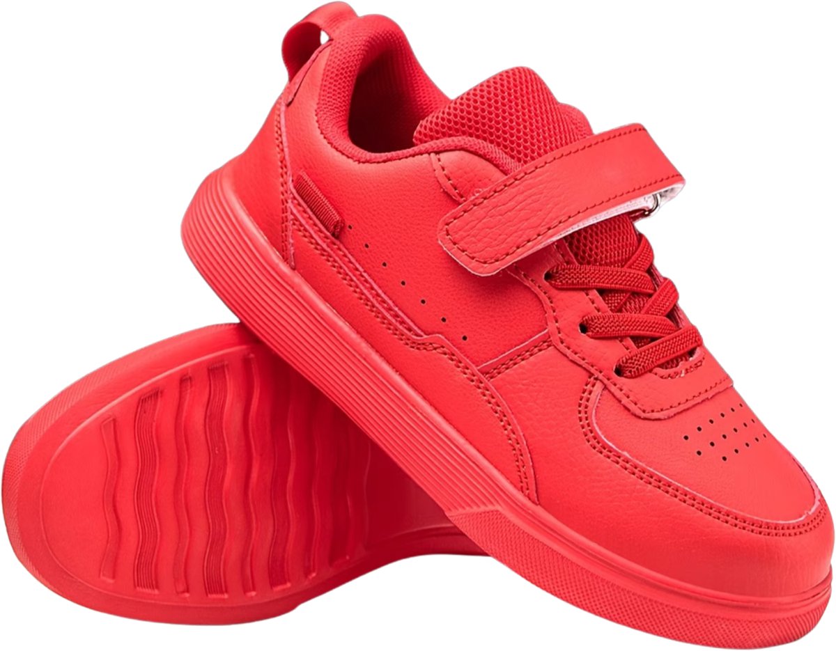 Currero Schoenen Jongens Sneakers Comfortabel Wandelschoenen Casual Kinder Schoenen Feestelijk Rood