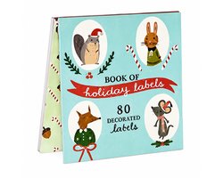 Holiday Forest Friends Labels