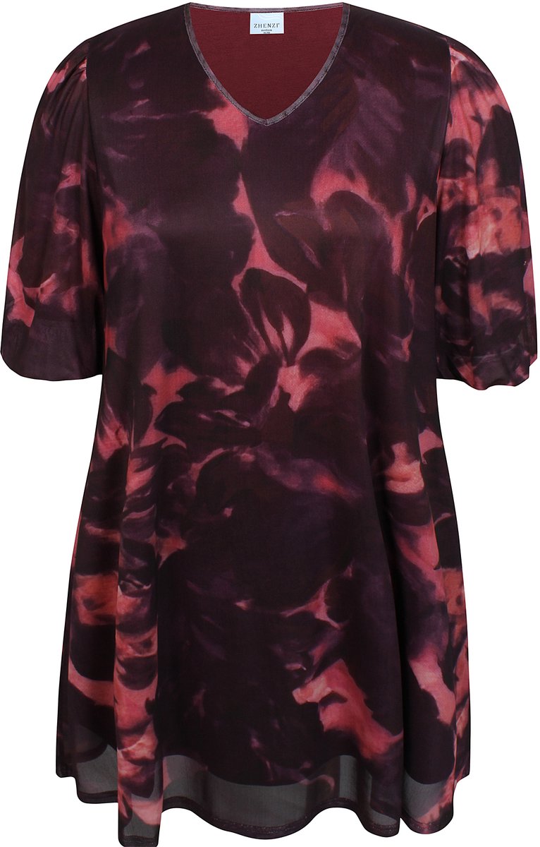 ZHENZI jurk mousse tricot