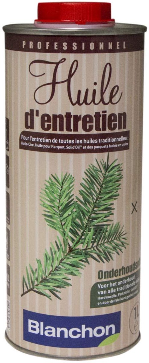 SnelShoppen - Blanchon Universele Verzorgingsolie B621, Multifunctionele Houtolie, Voor Binnen en Buiten, Ideaal voor Meubels, Vloeren, Keuken, 1L